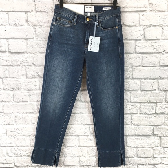 Frame NWT RARE Le Nouveau Straight High Rise Jeans - Picture 1 of 6